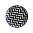 Wall Plate - Black and White - Herringbone Pattern - Minimilastic Home Decor - Office Accessories - Personalised Gifting - Buy Online - Free Shipping